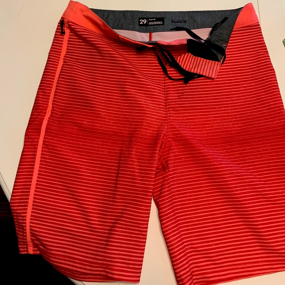 Hurley swim shorts- salmon color